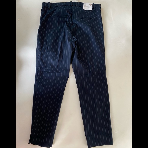 NWT Super Stretch Ankle Length Pin Stripe Slacks 14 - Picture 2 of 5